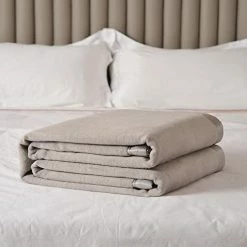 CUDDLE DREAMS Silk Bed Blanket For All Seasons, Accented With Silk-Charmeuse Border, Naturally Soft, Breathable (Silver Gray, King 108" × 90") -Electric Blankets Sales 2022 416kqWNX00L