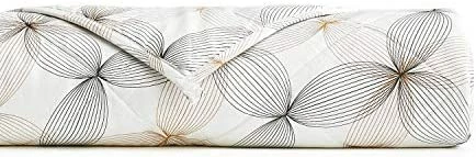 YnM Weighted Blanket, Cooling Bamboo Viscose, Smallest Compartments With Glass Beads, Bed Blanket For One Person Of 190lbs, Ideal For Queen Or King Bed (60x80 Inches, 20 Pounds, Blue Grey) Carribean Sunset Inner Weighted Layer 9 YnM Weighted Blanket, Cooling Bamboo Viscose, Smallest Compartments With Glass Beads, Bed Blanket For One Person Of 190lbs, Ideal For Queen Or King Bed (60x80 Inches, 20 Pounds, Blue Grey) Carribean Sunset Inner Weighted Layer - Image 7