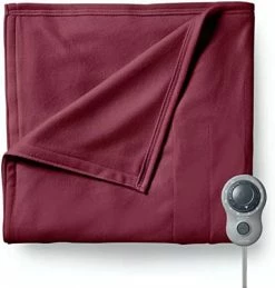 Sunbeam Full Size Electric Fleece Heated Blanket In Mushroom -Electric Blankets Sales 2022 418GZttKruL. AC