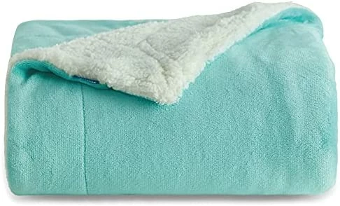 Bedsure Sherpa Fleece Bed Blankets Queen Size - Grey Thick Fuzzy Warm Soft Large Queen Blanket For Bed, 90x90 Inches 10 Bedsure Sherpa Fleece Bed Blankets Queen Size - Grey Thick Fuzzy Warm Soft Large Queen Blanket For Bed, 90x90 Inches - Image 8