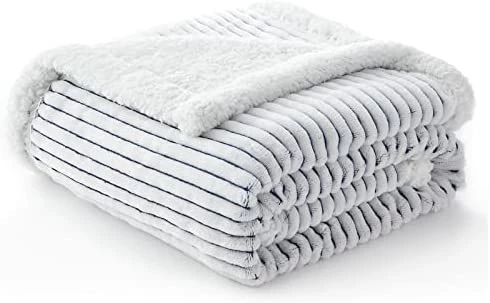 EMME Sherpa Fleece Throw Blanket Reversible Warm Cozy Microfiber Soft Plush Throw Blanket, Fuzzy Blanket Ultra Luxurious Plush Blanket For Bed Couch Sofa Outdoor Travel (Pink, 50"x60") 2 Layer Pink & White 17 EMME Sherpa Fleece Throw Blanket Reversible Warm Cozy Microfiber Soft Plush Throw Blanket, Fuzzy Blanket Ultra Luxurious Plush Blanket For Bed Couch Sofa Outdoor Travel (Pink, 50"x60") 2 Layer Pink & White - Image 15