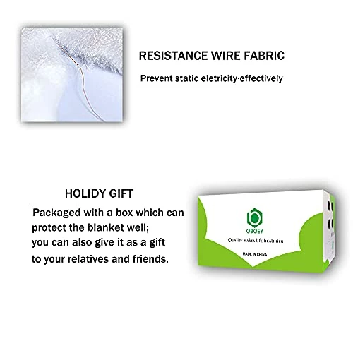 OBOEY Polar Fleece Blankets Queen Size For Spring Summer All Season 350GSM Lightweight Microfiber Anti-Static For Bed, Couch, Home, Sofa, Car, Airplane, And Outdoors 90" X 90"(Dark Gray Queen) 6 OBOEY Polar Fleece Blankets Queen Size For Spring Summer All Season 350GSM Lightweight Microfiber Anti-Static For Bed, Couch, Home, Sofa, Car, Airplane, And Outdoors 90" X 90"(Dark Gray Queen) - Image 4