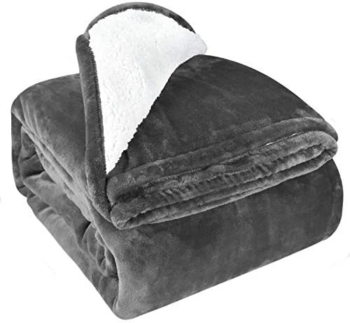 Casa Platino Sherpa Fleece Bed Blankets Queen Size - Navy Blue Thick Fuzzy Warm Soft Large Queen Blanket For Bed, 90x90 Inches 13 Casa Platino Sherpa Fleece Bed Blankets Queen Size - Navy Blue Thick Fuzzy Warm Soft Large Queen Blanket For Bed, 90x90 Inches - Image 11