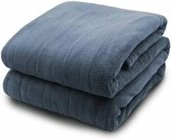Biddeford Blankets Comfort Knit Blanket, Twin, Slate Grey -Electric Blankets Sales 2022 41B0ZZSubBL. AC