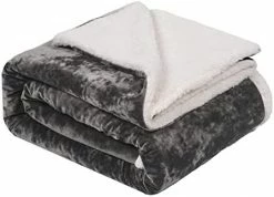 PHF Sherpa Fleece Blanket Queen Size, Luxurious Truly Velvet Flannel Blanket Plush Warm Soft For Bed, Couch, Chair, Sofa Suitable For Fall Winter And Spring, 90" X 90", Rust Red/Burgundy -Electric Blankets Sales 2022 41BJ mDIcL. AC