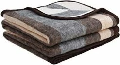 Alpaca Warehouse Alpaca Sheep Wool Blanket King/Full-Queen/Twin Size Thick Heavyweight Comfortably Warm - Great For Outdoor Use - Striped Design (Beige/Brown/Gray, Full/Queen) -Electric Blankets Sales 2022 41BvJfAzrL. AC