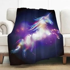 Levens Unicorn Blanket Soft Blanket For Bed Couch Sofa Lightweight Travelling Camping Throw For Kids Adults 50"x60" -Electric Blankets Sales 2022 41CZ0P88DL. AC 1