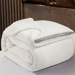 LIANLAM Sherpa Fleece Blanket Queen Size Blanket For Adults Super Soft And Warm Fuzzy Plush Cozy Luxury Bed Blankets Microfiber (Dark Grey, Queen(90"x90")) -Electric Blankets Sales 2022 41CrkKqHIVL. AC 2