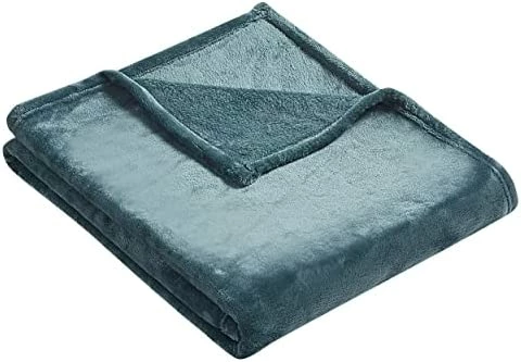 Thesis Fleece Blanket Queen Size Blanket Chambray – Cozy Blankets For Bed, Sofa, Couch Lightweight Blanket Super Soft Solid Microfiber Blanket, 90x90 Inches 9 Thesis Fleece Blanket Queen Size Blanket Chambray – Cozy Blankets For Bed, Sofa, Couch Lightweight Blanket Super Soft Solid Microfiber Blanket, 90x90 Inches - Image 7