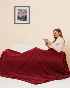 McJaw Electric Heated Blanket Full Size 72"x84" Large Fleece Warm Bedding Blanket For Whole Body 4 Heating Levels And 10 Hours Auto-Off Overheating Protection - Red 13 McJaw Electric Heated Blanket Full Size 72"x84" Large Fleece Warm Bedding Blanket For Whole Body 4 Heating Levels And 10 Hours Auto-Off Overheating Protection - Red -Electric Blankets Sales 2022 41DFFzvtk3L