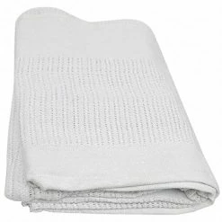 R&R Value - X51000 Thermal Blanket Leno Weave, Twin Size, 2.5 Lb, White