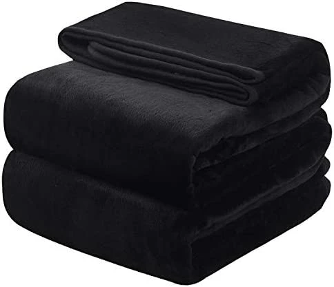 OBOEY Polar Fleece Blankets Queen Size For Spring Summer All Season 350GSM Lightweight Microfiber Anti-Static For Bed, Couch, Home, Sofa, Car, Airplane, And Outdoors 90" X 90"(Dark Gray Queen) 15 OBOEY Polar Fleece Blankets Queen Size For Spring Summer All Season 350GSM Lightweight Microfiber Anti-Static For Bed, Couch, Home, Sofa, Car, Airplane, And Outdoors 90" X 90"(Dark Gray Queen) - Image 13