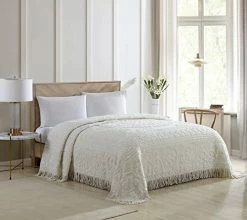 Beatrice Home Fashions Medallion Chenille, Standard Sham, White 23 Beatrice Home Fashions Medallion Chenille, Standard Sham, White -Electric Blankets Sales 2022 41Eq01skYyL. AC