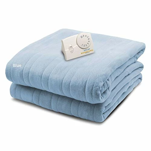 Biddeford Blankets - 1000-903292-535 Comfort Knit Heated Blanket, Twin, Cloud Blue 3 Biddeford Blankets - 1000-903292-535 Comfort Knit Heated Blanket, Twin, Cloud Blue