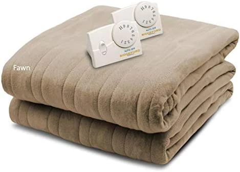 Biddeford Blankets - 1000-903292-535 Comfort Knit Heated Blanket, Twin, Cloud Blue 8 Biddeford Blankets - 1000-903292-535 Comfort Knit Heated Blanket, Twin, Cloud Blue - Image 6