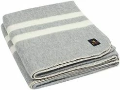 Alpaca Warehouse Thick Alpaca Wool Blanket – Heavyweight Alpaca Wool Blanket For Camping Outdoors Or Using Indoors | Soft Peruvian Alpaca Wool Blankets (Light Sky Blue - Ivory Stripes, Twin) -Electric Blankets Sales 2022 41FmOd0eIFL. AC