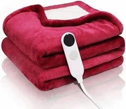LETIHIMD Heated Blanket Electric Throw, Soft Sofa Electric Blanket With 6 Heating Levels & 1-8H Auto Off, ETL&FCC Certification, Over-Heat Protect, Machine Washable, For Home Office Use(Grey, 50"X60") -Electric Blankets Sales 2022 41GW5aK3uVL. AC
