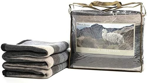 Desert Breeze Distributing Alpaca And Sheep Wool Blanket, Soft And Thick, King Size, 86 X 103 Inches, Earth Tones With Tan Stripes, Andean Collection, Made In Peru Tan And Brown 8 Desert Breeze Distributing Alpaca And Sheep Wool Blanket, Soft And Thick, King Size, 86 X 103 Inches, Earth Tones With Tan Stripes, Andean Collection, Made In Peru Tan And Brown - Image 6