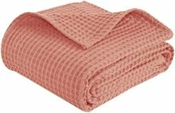 PHF 100% Cotton Waffle Weave Blanket King Size 104" X 90"-Summer Blanket Lightweight Soft Breathable- Perfect Blanket Layer For Couch Bed Sofa All Season Use-Elegant Home Decoration-White -Electric Blankets Sales 2022 41GglqemlfL. AC