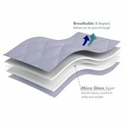 Qusleep Diamond Weighted Blanket - Calm, Sleep Better Relax Naturally. Multiple Sizes Adult Kids (Grey, 60''80'' 15LB) -Electric Blankets Sales 2022 41GpCghH2aL