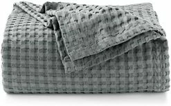 Utopia Bedding 100% Cotton Waffle Weave Blanket [King Size] - Luxury Breathable Skin - Friendly Blanket - Perfect For Layering Any Bed For All Season (90 X 108 Inch – White) -Electric Blankets Sales 2022 41HDWlAvs1L. AC