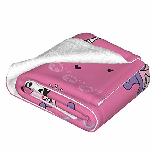Palglg Lovely Melody Ultra-Soft Micro Fleece Blanket,A Blanket That Can Be Used In All Seasons, For Indoor Use, For Use In Cars.Soft And Comfortable.60 X50 Black1 7 Palglg Lovely Melody Ultra-Soft Micro Fleece Blanket,A Blanket That Can Be Used In All Seasons, For Indoor Use, For Use In Cars.Soft And Comfortable.60 X50 Black1 - Image 5