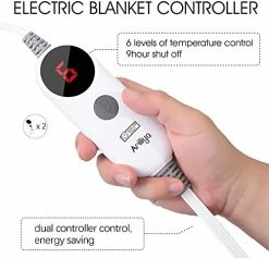 Ariliya Electric Blanket Queen With 6 Heating Levels And 9 Hours Auto Off Soft Heated Blanket With ETL Certified Machine Washable Red Claret 19 Ariliya Electric Blanket Queen With 6 Heating Levels And 9 Hours Auto Off Soft Heated Blanket With ETL Certified Machine Washable Red Claret -Electric Blankets Sales 2022 41IH7o2epxL