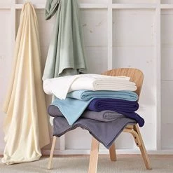 WestPoint Home Micro-Fleece Low Lint All Season Bed Sofa Blanket, Navy Blue, Full Queen -Electric Blankets Sales 2022 41IZkFLzcCL 1