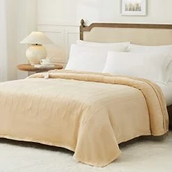 Homemate Electric Heated Blanket Dual Controller King Size 100"x 90" Grey,5 Heating Levels Fast Heating,10 Hours Auto Off, Heat Blanket Over-Heated Protection Double Soft Flannel,ETL Certified Blue -Electric Blankets Sales 2022 41IwocQT0EL. AC