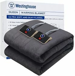 Westinghouse Heated Blanket, Electric Blanket With 6 Heating Levels, 4 Hour Auto Off, Overheat Protection, Machine Washable, Flannel (50x60 Inches, Grey) 22 Westinghouse Heated Blanket, Electric Blanket With 6 Heating Levels, 4 Hour Auto Off, Overheat Protection, Machine Washable, Flannel (50x60 Inches, Grey) -Electric Blankets Sales 2022 41JBkuFKU3L. AC 1