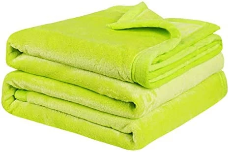 PiccoCasa Flannel Fleece Blanket Soft Lightweight Warm Fuzzy Blanket For All-Seasons, Wide Hemmed Luxury Comfy Decorative For Couch Living Room 50"x60" Orange 13 PiccoCasa Flannel Fleece Blanket Soft Lightweight Warm Fuzzy Blanket For All-Seasons, Wide Hemmed Luxury Comfy Decorative For Couch Living Room 50"x60" Orange - Image 11