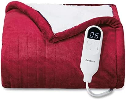 Bedsure Heated Electric Blanket Twin - Soft Heated Blanket, 6 Heat Settings Heating Blanket With 10 Time Settings, 8hrs Timer Auto Shut Off (62×84 Inches, Grey) 16 Bedsure Heated Electric Blanket Twin - Soft Heated Blanket, 6 Heat Settings Heating Blanket With 10 Time Settings, 8hrs Timer Auto Shut Off (62×84 Inches, Grey) - Image 14