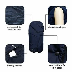 Lomitech Electric Heated Blanket-Heating Travel Blanket -Camping Blanket Wearable Blanket -Multi-purpose Blanket -5V2A USB Fast Heating Technology For Outdoor Home Office, Navy Blue (Battery Pack Not Included) -Electric Blankets Sales 2022 41JtnzGHSwL