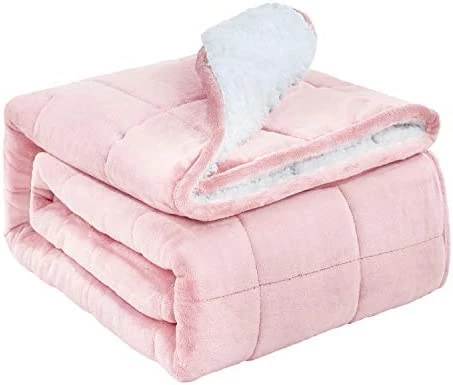 Uttermara Weighted Blanket Twin Size 48x72 Inch, 15 LBS Adult Weighted Blanket Great For Relax & Sleep, Soft Plush Fleece & Cozy Warm Sherpa Reverse, Twin Snug Heavy Blanket For Couch Bed, Grey 13 Uttermara Weighted Blanket Twin Size 48x72 Inch, 15 LBS Adult Weighted Blanket Great For Relax & Sleep, Soft Plush Fleece & Cozy Warm Sherpa Reverse, Twin Snug Heavy Blanket For Couch Bed, Grey - Image 11