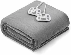 PiPiMAMA Electric Heated Blanket Twin Size 62" X 84" ,Ultra Soft Polar Fleece,ETL Certification Fast Heating Blanket With 10 Heat Levels,12 Hours Auto Shut Off,Machine Washable Beige -Electric Blankets Sales 2022 41KlBGLOP6L. AC