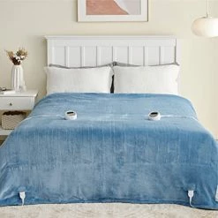Bedsure Heated Electric Blanket Twin - Soft Heated Blanket, 6 Heat Settings Heating Blanket With 10 Time Settings, 8hrs Timer Auto Shut Off (62×84 Inches, Grey) 23 Bedsure Heated Electric Blanket Twin - Soft Heated Blanket, 6 Heat Settings Heating Blanket With 10 Time Settings, 8hrs Timer Auto Shut Off (62×84 Inches, Grey) -Electric Blankets Sales 2022 41LadRGN09L. AC 1