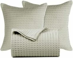 Tex Trend Waffle Weave Cotton Blanket - All Season Luxury Fine Fabric Blanket - King 90x108 Inch, Ivory Cream - With Free Pillow Cushion Covers 26 Tex Trend Waffle Weave Cotton Blanket - All Season Luxury Fine Fabric Blanket - King 90x108 Inch, Ivory Cream - With Free Pillow Cushion Covers -Electric Blankets Sales 2022 41Ln6aPw13L. AC