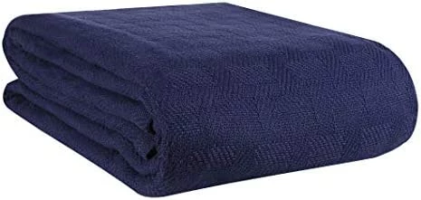 Glamburg 100% Cotton Bed Blanket, Breathable Bed Blanket Queen Size, Cotton Thermal Blankets Full - Queen Size, Perfect For Layering Any Bed For All Season - Charcoal Grey 14 Glamburg 100% Cotton Bed Blanket, Breathable Bed Blanket Queen Size, Cotton Thermal Blankets Full - Queen Size, Perfect For Layering Any Bed For All Season - Charcoal Grey - Image 12