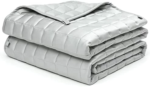YnM Weighted Blanket, Cooling Bamboo Viscose, Smallest Compartments With Glass Beads, Bed Blanket For One Person Of 190lbs, Ideal For Queen Or King Bed (60x80 Inches, 20 Pounds, Blue Grey) Carribean Sunset Inner Weighted Layer 12 YnM Weighted Blanket, Cooling Bamboo Viscose, Smallest Compartments With Glass Beads, Bed Blanket For One Person Of 190lbs, Ideal For Queen Or King Bed (60x80 Inches, 20 Pounds, Blue Grey) Carribean Sunset Inner Weighted Layer - Image 10
