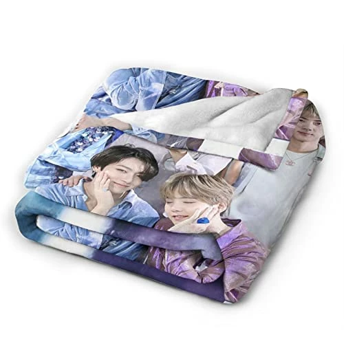 UJJHMRR Flannel J-Hope Jimin Jungkook Blanket,Sofa Bed Blanket, Suitable For Birthday For Friends And Relatives 50"X40" Black 5 UJJHMRR Flannel J-Hope Jimin Jungkook Blanket,Sofa Bed Blanket, Suitable For Birthday For Friends And Relatives 50"X40" Black - Image 3