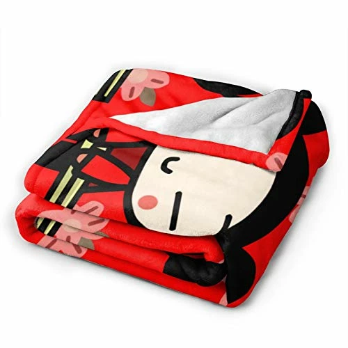 Hopynu Red Doll Blankets Lightweight All-Season Plush Blankets, Microfiber Fluffy Blankets Air Conditioner Blanket (for Chairs/Beds/Sofas) (50 In X 40 In) 4 Hopynu Red Doll Blankets Lightweight All-Season Plush Blankets, Microfiber Fluffy Blankets Air Conditioner Blanket (for Chairs/Beds/Sofas) (50 In X 40 In) - Image 2