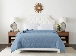 Feather & Loom Feather And Loom Honeycomb Down Alternative Lightweight Blanket - Breathable And Soft Microfiber Cover, Hypoallergenic Fiber Fill, Oeko-TEX Standard 100 | Color: Blue | Machine Washable | Size: King Blue Fog 17 Feather & Loom Feather And Loom Honeycomb Down Alternative Lightweight Blanket - Breathable And Soft Microfiber Cover, Hypoallergenic Fiber Fill, Oeko-TEX Standard 100 | Color: Blue | Machine Washable | Size: King Blue Fog -Electric Blankets Sales 2022 41O1yTOS vL. AC 1