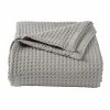 Market & Place 100% Cotton Waffle Weave Bed Blanket | Soft, Breathable, And Lightweight Blanket For All-Season | Perfect For Layering | Brielle Collection (Full / Queen, Light Grey) -Electric Blankets Sales 2022 41OkF9P6NIL