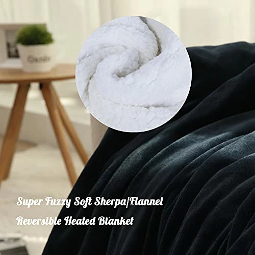 SVIPNICE Heated Blanket Electric Throw - 50"x60" Soft Washable Heating Blanket 3 Settings 2h Auto Off For Bed Office 4 SVIPNICE Heated Blanket Electric Throw - 50"x60" Soft Washable Heating Blanket 3 Settings 2h Auto Off For Bed Office - Image 2