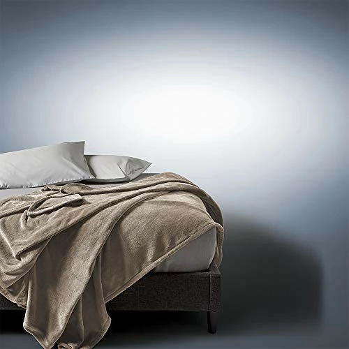 Sunbeam Queen Premium Soft Electric Heated Blanket Velveteen Plush 20 Heat Settings, Dual Controls, (Mushroom Beige) Red 4 Sunbeam Queen Premium Soft Electric Heated Blanket Velveteen Plush 20 Heat Settings, Dual Controls, (Mushroom Beige) Red - Image 2