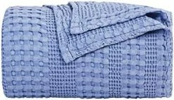 Chuffed Waffle Blanket King Size Bamboo Cotton Waffle Soft Throw Blanket Lightweight Breathable Bed Blanket For All Season Waffle Throw Blanket For Couch Bed Sofa (King, 104x90 Inches, Grey) -Electric Blankets Sales 2022 41R 4mWVXVL. AC