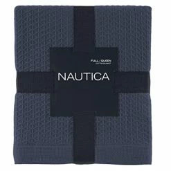Nautica Home Nautica - King Blanket, Cotton Medium-Weight Bedding, Home Decor For All Seasons (Baird Navy, King) -Electric Blankets Sales 2022 41R2maNgfPL