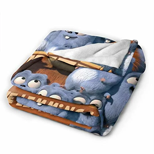 Hopynu Bear And The Lemmings Blankets, Lightweight All-Season Plush Blankets, Microfiber Fluffy Blankets (for Chairs/Beds/Sofas (50 In X 40 In) 4 Hopynu Bear And The Lemmings Blankets, Lightweight All-Season Plush Blankets, Microfiber Fluffy Blankets (for Chairs/Beds/Sofas (50 In X 40 In) - Image 2