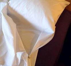 Allersac 100% Cotton Travel Sheet, Single, White -Electric Blankets Sales 2022 41S6cPgNAFL