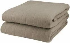 Biddeford Blankets Comfort Knit Electric Heated Blanket With Analog Controller, Queen, Taupe Brown -Electric Blankets Sales 2022 41T1nsKt8tL. AC
